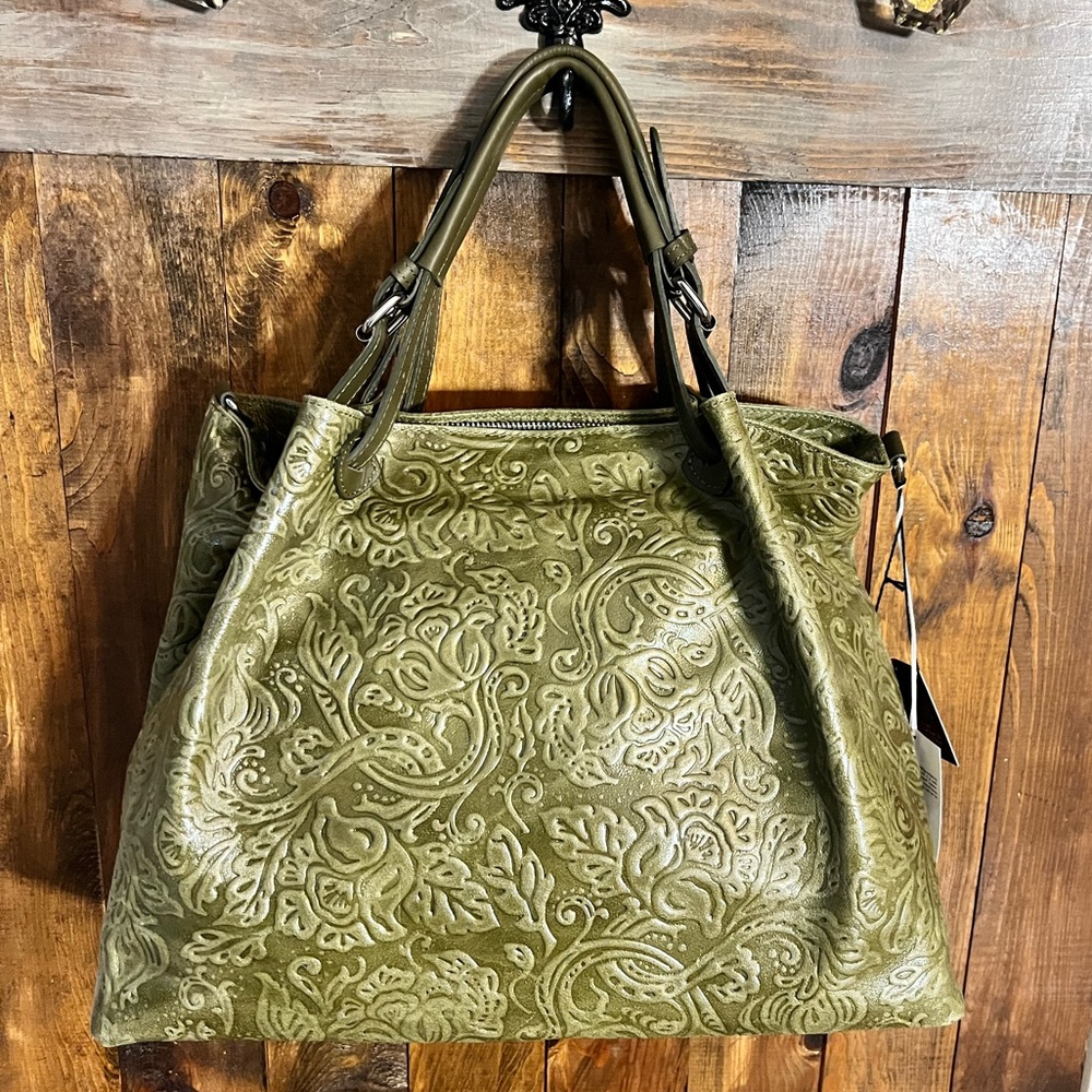 Isadora Green Leather